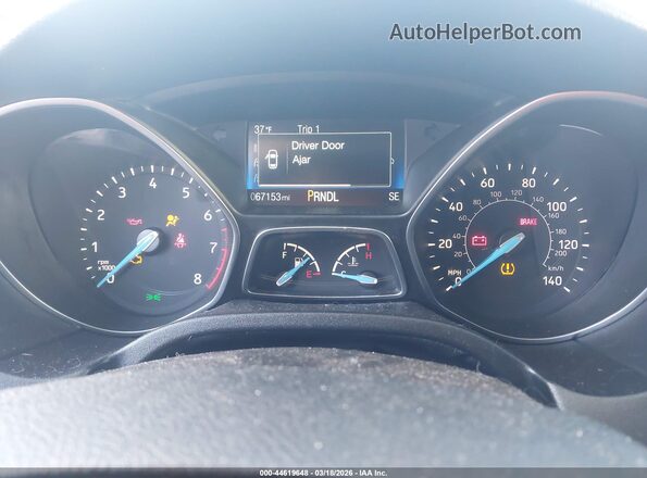 1FADP3K26JL287251 2018 FORD FOCUS White უკანა სავარძლების ხედი
