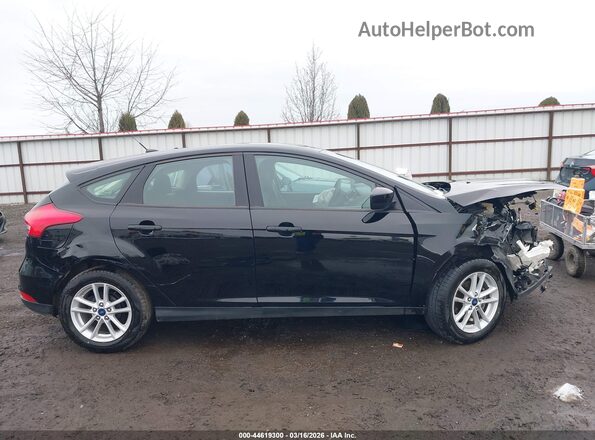 1FADP3K27JL300962 2018 FORD FOCUS Black Вид задньої частини салону
