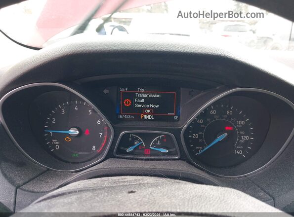 1FADP3K2XHL286100 2017 FORD FOCUS Красный Вид задних сидений