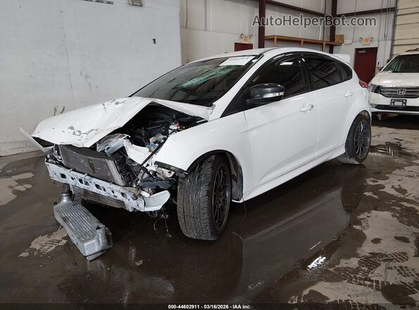 1FADP3L90JL322328 2018 FORD FOCUS ST White წინა მარცხენა ხედი სამი მეოთხედიდან