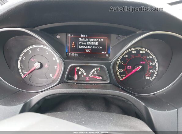 1FADP3L91GL305787 2016 FORD FOCUS ST Black Вид задніх сидінь
