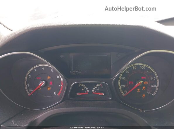 1FADP3L93GL223950 2016 FORD FOCUS ST Black Вид задніх сидінь