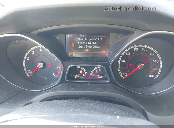 1FADP3L93GL237508 2016 FORD FOCUS ST Черный Вид задних сидений