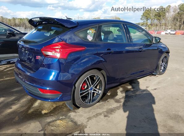 1FADP3L93HL251202 2017 FORD FOCUS ST Dark Blue Задня права чверть