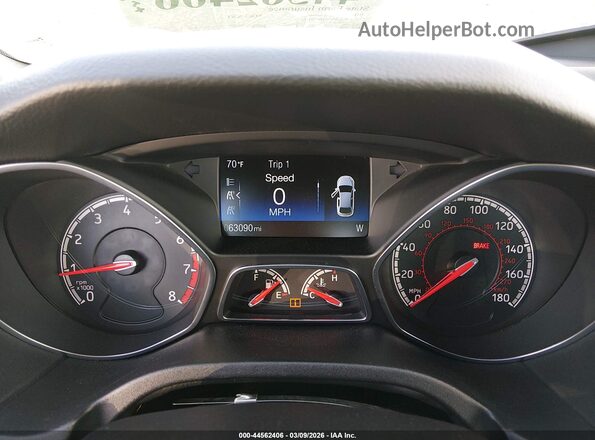 1FADP3L93HL251202 2017 FORD FOCUS ST Dark Blue Вид задніх сидінь