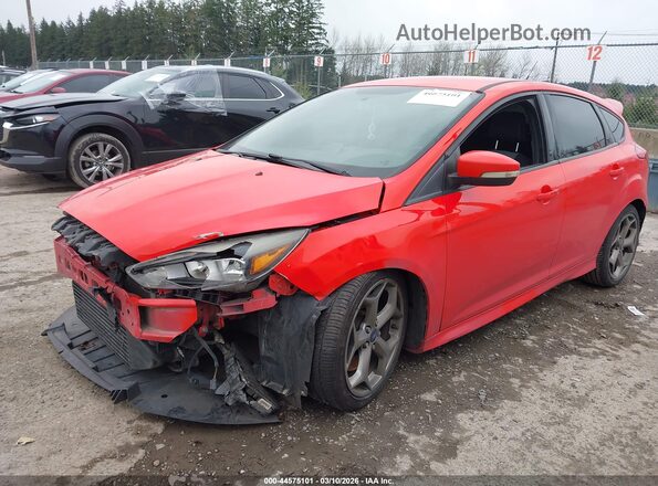 1FADP3L93HL348903 2017 FORD FOCUS ST Red Front left