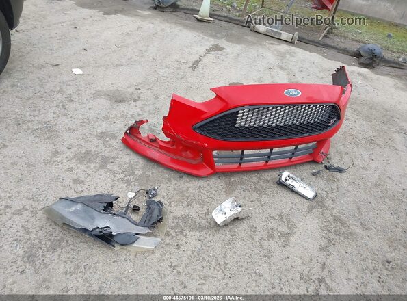 1FADP3L93HL348903 2017 FORD FOCUS ST Red Instrument cluster view