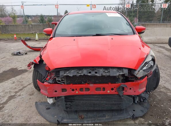 1FADP3L93HL348903 2017 FORD FOCUS ST Red Rear interior view