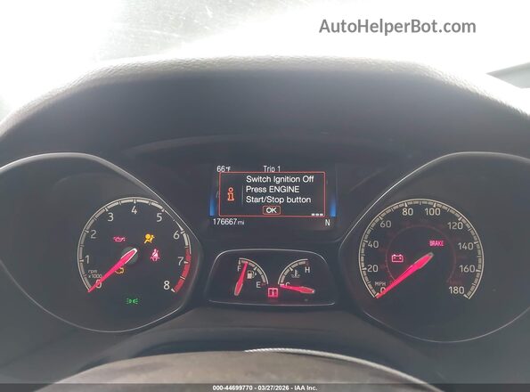 1FADP3L94GL212908 2016 FORD FOCUS ST Black Вид задніх сидінь
