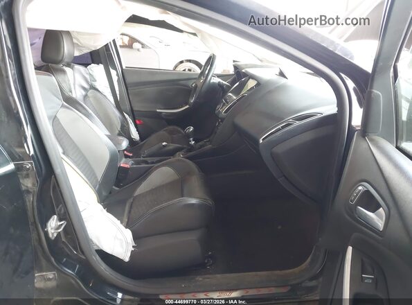 1FADP3L94GL212908 2016 FORD FOCUS ST Black Вид салону спереду