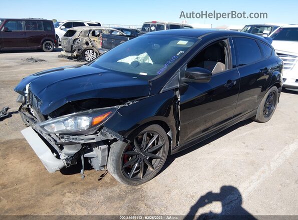 1FADP3L94GL218837 2016 FORD FOCUS ST Black Առջևի ձախ երեք քառորդ տեսարան