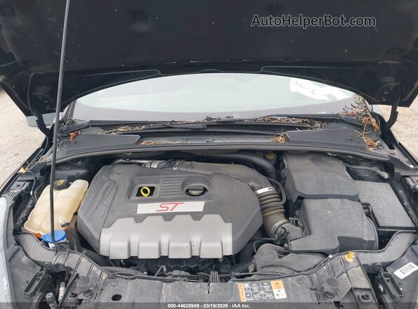 1FADP3L95HL313344 2017 FORD FOCUS ST Black Հետևի տեսք