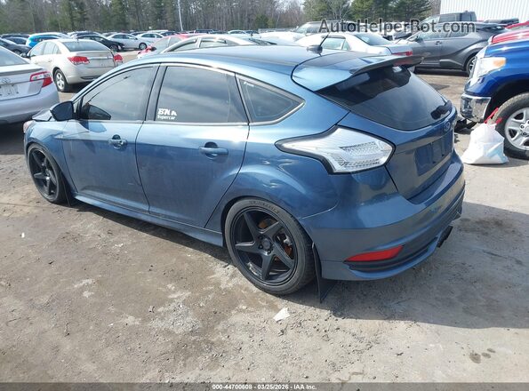 1FADP3L95JL281386 2018 FORD FOCUS ST Blue Trasero izquierdo
