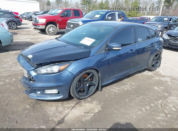 1FADP3L95JL281386 2018 FORD FOCUS ST Blue Vista tres cuartos delantera izquierda