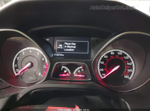 1FADP3L97JL325503 2018 FORD FOCUS ST Black Widok tylnych siedzeń