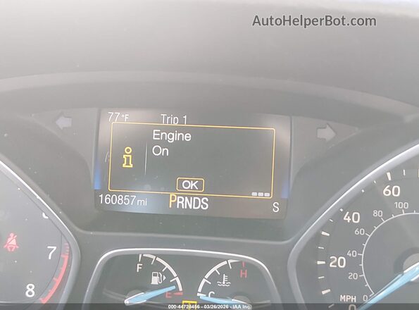 1FADP3M25HL232085 2017 FORD FOCUS Silver 