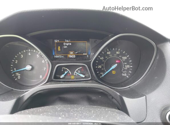 1FADP3N2XGL372114 2016 FORD FOCUS Gray Rear seats view