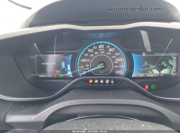1FADP5AU0JL101072 2018 FORD C-MAX HYBRID Blue Vista de los asientos traseros