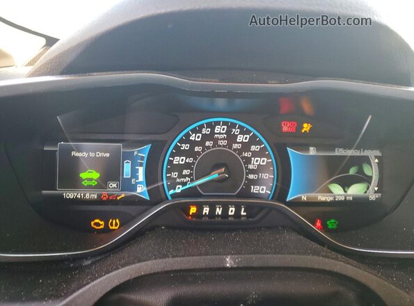 1FADP5AU3JL100739 2018 FORD C-MAX Silver ხელსაწყოთა პანელის ხედი