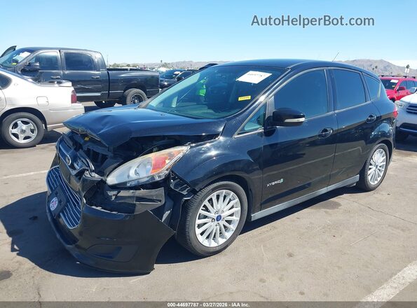 1FADP5AU4GL119664 2016 FORD C-MAX HYBRID Black Передня ліва чверть