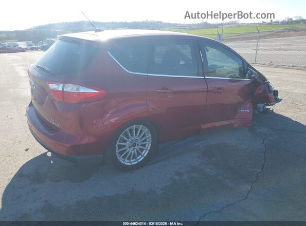 1FADP5BU7GL120483 2016 FORD C-MAX HYBRID Red Задня права чверть
