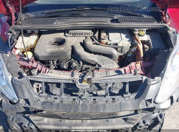 1FADP5BU7GL120483 2016 FORD C-MAX HYBRID Red Вид ззаду