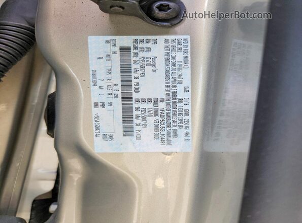 1FADP5CU5GL104491 2016 FORD C-MAX Cream Вид наклейки з VIN-кодом