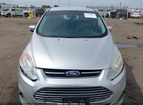 1FADP5CU5GL106838 2016 FORD C-MAX ENERGI Silver Instrument cluster view