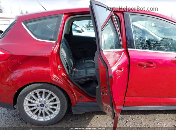 1FADP5CU5GL111795 2016 FORD C-MAX ENERGI Red Вид наклейки з VIN-кодом
