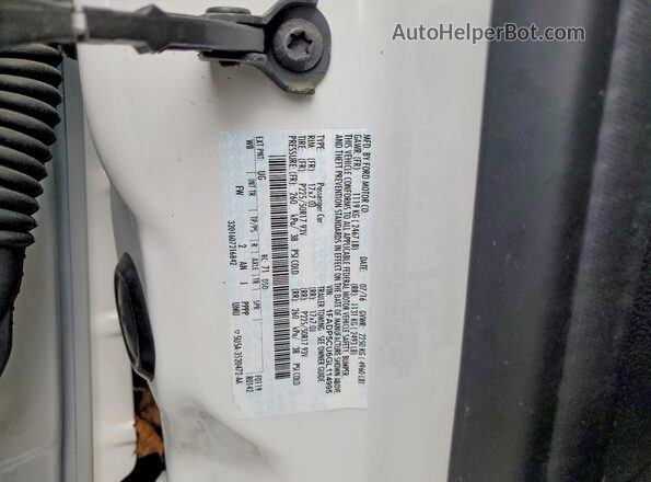1FADP5CU6GL114995 2016 FORD C-MAX White Вид наклейки з VIN-кодом