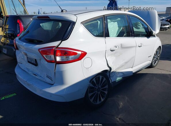 1FADP5DU2HL114122 2017 FORD C-MAX HYBRID Белый Задняя правая четверть