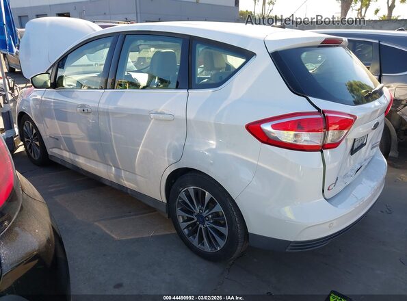 1FADP5DU2HL114122 2017 FORD C-MAX HYBRID Белый Задняя левая четверть