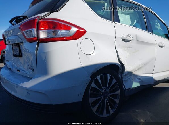 1FADP5DU2HL114122 2017 FORD C-MAX HYBRID Белый Вид щитка приборов