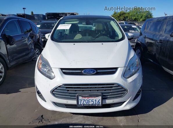 1FADP5DU2HL114122 2017 FORD C-MAX HYBRID Белый Вид задней части салона