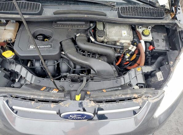 1FADP5DU6HL100143 2017 FORD C-MAX Charcoal Вид задньої частини салону