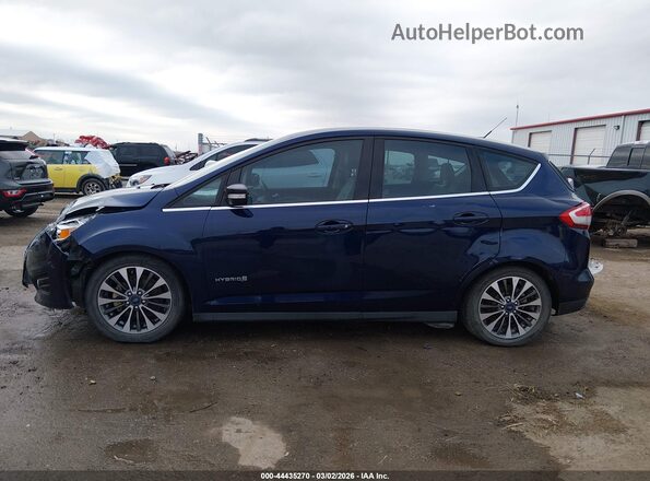 1FADP5DU6HL112289 2017 FORD C-MAX HYBRID Blue Սալոնի 360 աստիճան տեսք