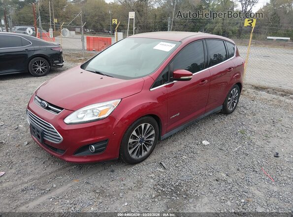 1FADP5DU9HL112075 2017 FORD C-MAX HYBRID Red 
