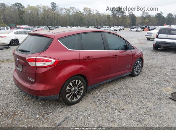 1FADP5DU9HL112075 2017 FORD C-MAX HYBRID Red 