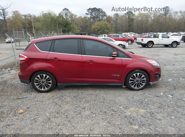 1FADP5DU9HL112075 2017 FORD C-MAX HYBRID Red 