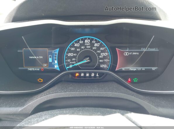 1FADP5EU3HL101264 2017 FORD C-MAX ENERGI Серебряный Вид задних сидений