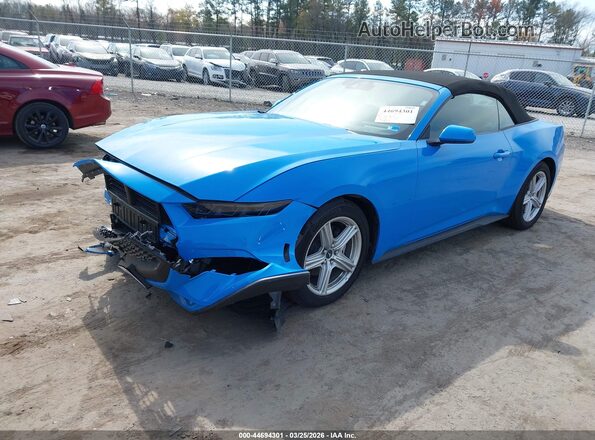 1FAGP8UH9T5109448 2026 FORD MUSTANG Blue Առջևի ձախ երեք քառորդ տեսարան
