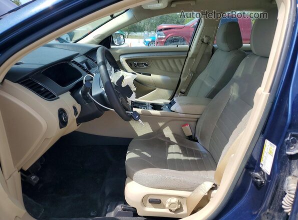 1FAHP2D87HG105542 2017 FORD TAURUS Синий Вид салона спереди