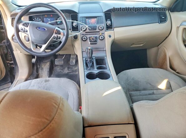 1FAHP2D89GG121952 2016 FORD TAURUS Black Вид панелі приладів