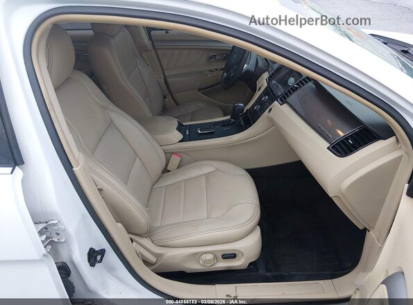1FAHP2E85GG105228 2016 FORD TAURUS Белый Вид салона спереди
