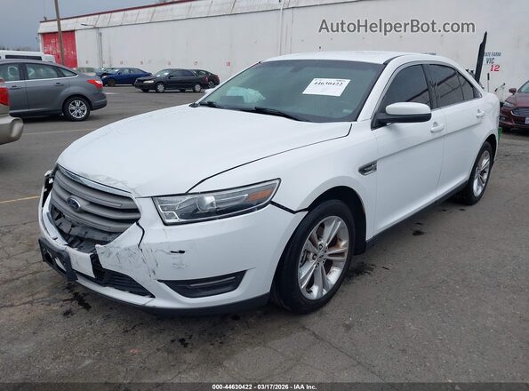 1FAHP2E87JG118814 2018 FORD TAURUS White Առջևի ձախ երեք քառորդ տեսարան