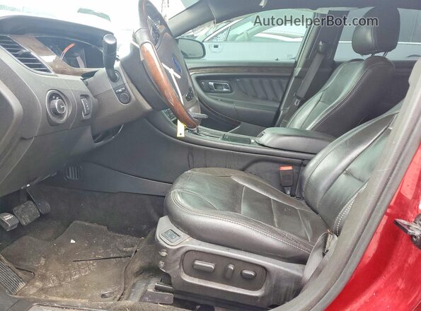 1FAHP2F80JG133444 2018 FORD TAURUS Red Widok wnętrza z przodu