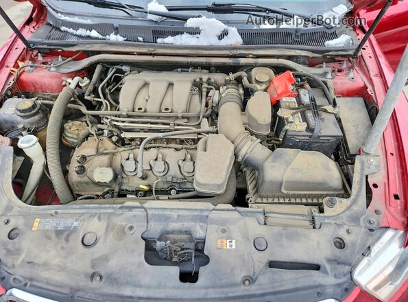1FAHP2F80JG133444 2018 FORD TAURUS Red Widok wnętrza z tyłu