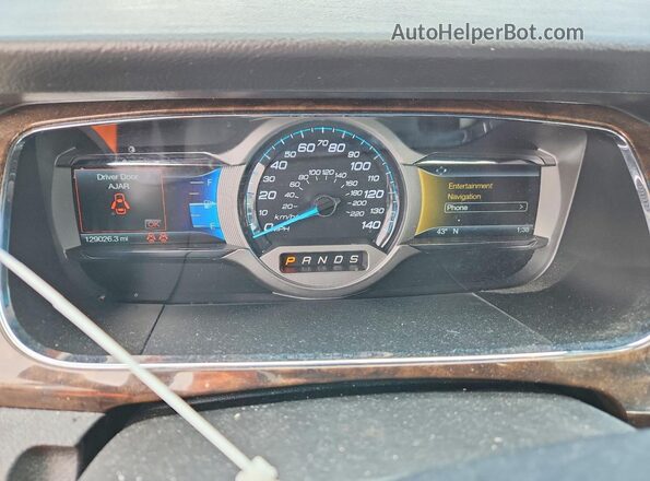 1FAHP2F84GG155908 2016 FORD TAURUS White Widok zestawu wskaźników