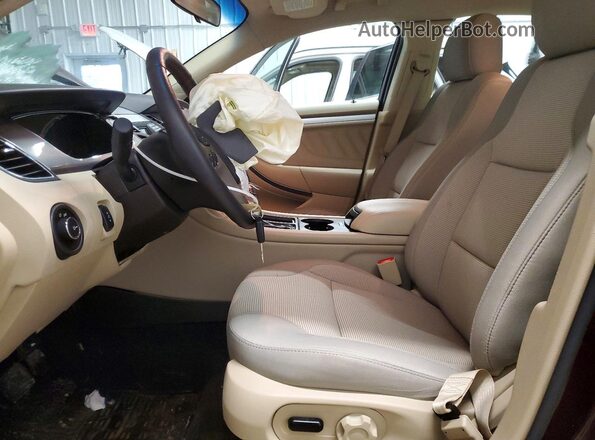 1FAHP2H87KG100715 2019 FORD TAURUS Burgundy Widok wnętrza z przodu