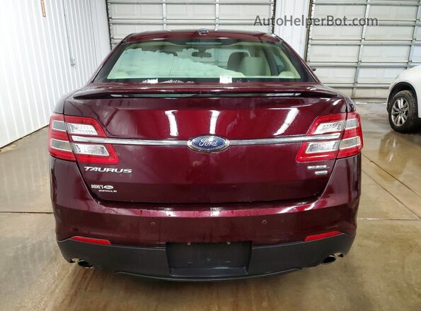 1FAHP2H87KG100715 2019 FORD TAURUS Burgundy Widok z tyłu